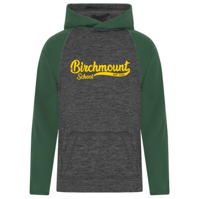 YOUTH - Dynamic Heather Fleece Two-Tone Hooded Sweatshirt Thumbnail