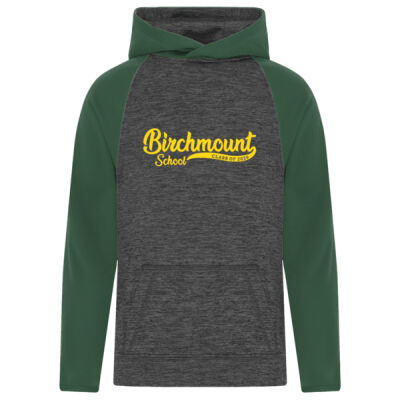GRAD - YOUTH - Dynamic Heather Fleece Two-Tone Hooded Sweatshirt  Thumbnail